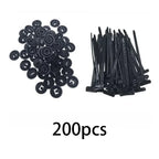 Nylon Universal Cable Tie Buckle-Heavy Duty Zip Ties Holder with Pin & Button Design Self-Locking Nylon Zip Ties Holder Amagi