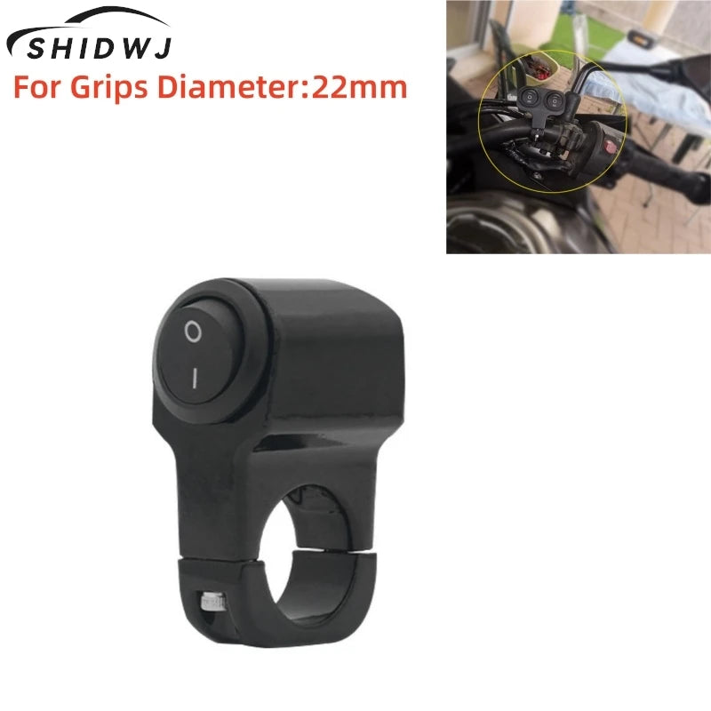 Motorcycle Headlight Switch Spotlight Fog Light Button Retro Moto Pit Dirt Bike Motorbike Accessories ATV Three Speed Adjustment