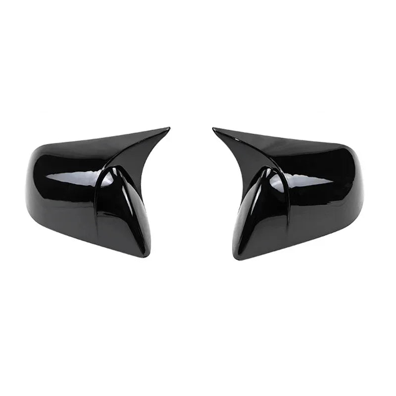 Carbon Fiber Gloss Black Finished Replacement Shell Rearview Mirror Covers Fit For Tesla Model 3 Y Door Side Mirror Caps amabili