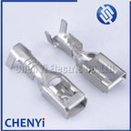 50 Pcs female or male 4.8mm series Brass tin plating crimping plug connector terminal Pins 8100-0466 8100-0447 8100-0448