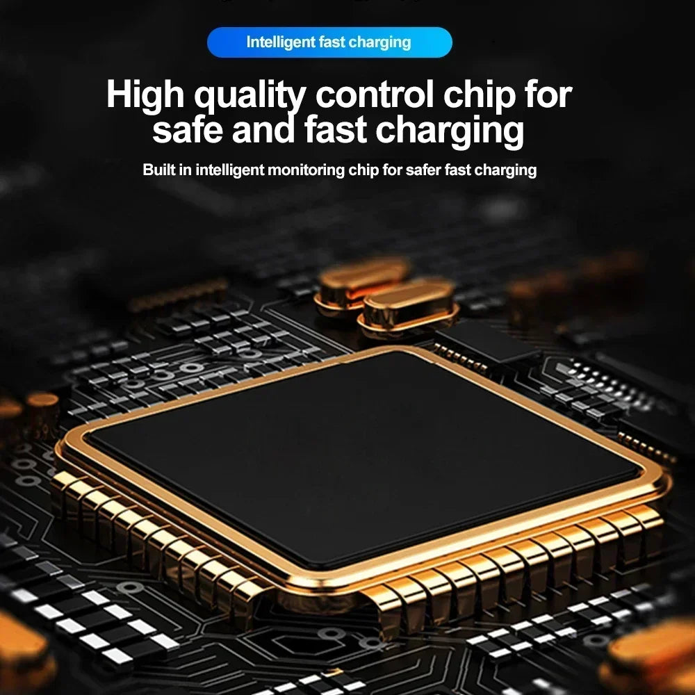 200W Car Charger 6 Ports Fast Charging with Digital Display PD QC3.0 USB C Quick Charging Adapter for IPhone Samsung Xiaomi Amag