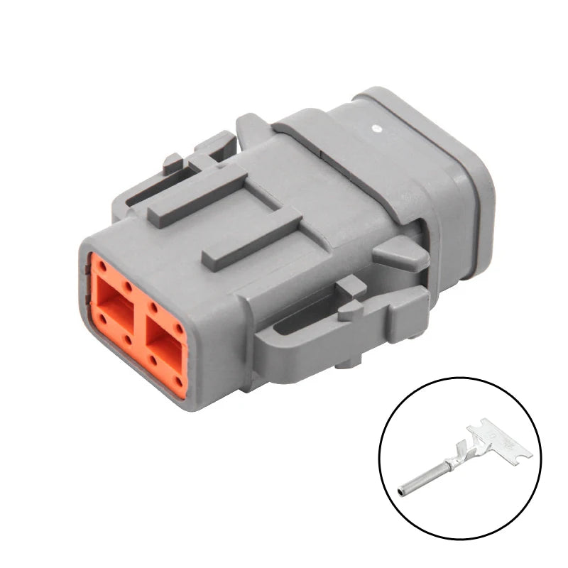 Automotive connector DTM06-2S-E007 waterproof connector DTM04-12PA-E007 male Female high cover plug DTM06-6S-E007