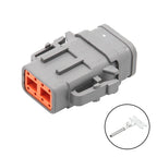 Automotive connector DTM06-2S-E007 waterproof connector DTM04-12PA-E007 male Female high cover plug DTM06-6S-E007