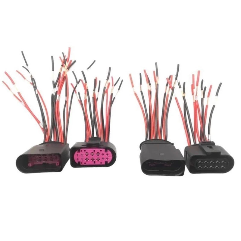 Compatible with Ford Mondeo Focus Fiesta car headlight plug, headlight assembly wiring harness plug accessory