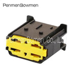 1 Set 6 Pin Auto Compound Size Holes Electrical Cable Connectors Waterproof Female Wire Harness Plug 1544147-1 1544148-1