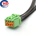 8 Pin Connector Unsealed 2.8mm Series Female Connector Cable Plug Motorcycle Electrical Harnesses 7285-3244-60