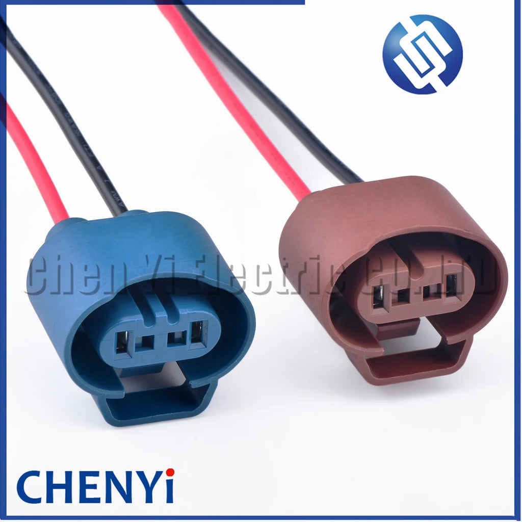 2 Pin Auto connector Fog Light Lamp headlight high low beam lamp Wiring Harness Plug 9005 HB3 9012 9006 HB4 For Toyota Honda GM