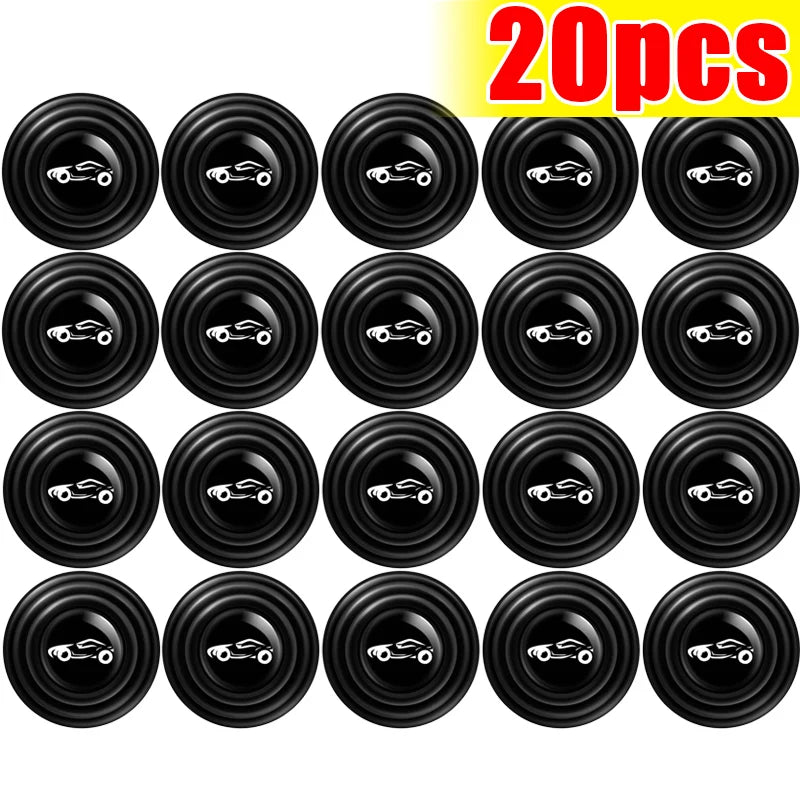 Car Door Shock Absorber Pads Buffer Bumper Anti-collision Shock Absorbing Gasket for Auto Sound Insulation Adhesive Stickers