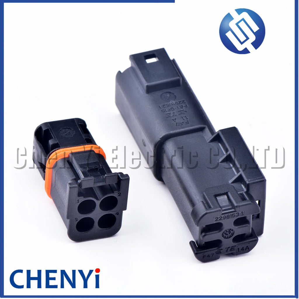 4 Pin Automotive waterproof connector Reverse image camera plug door handle Plug 2298159-1 2298160-1 2298152-1 2298153-1