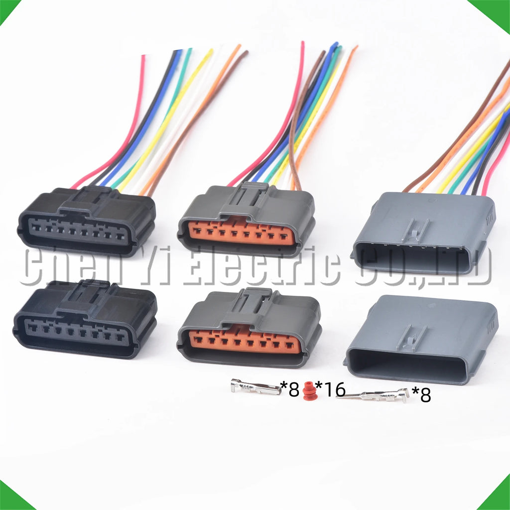 8-pin wire harness harness automotive waterproof connector accelerator mitsubishi sensor