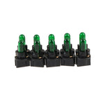 10Pcs T5.5 Led Bulb1.2W Car Interior Lights Dashboard Heating Indicator Wedge Auto Instrument Lamp air conditioning lamp 12V