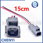 2 Pin Auto water jet motor plug temperature sensor connector 7282-5548-30 7283-5558-10 7282-5558-10 7283-5548-30 For Volvo Mazda