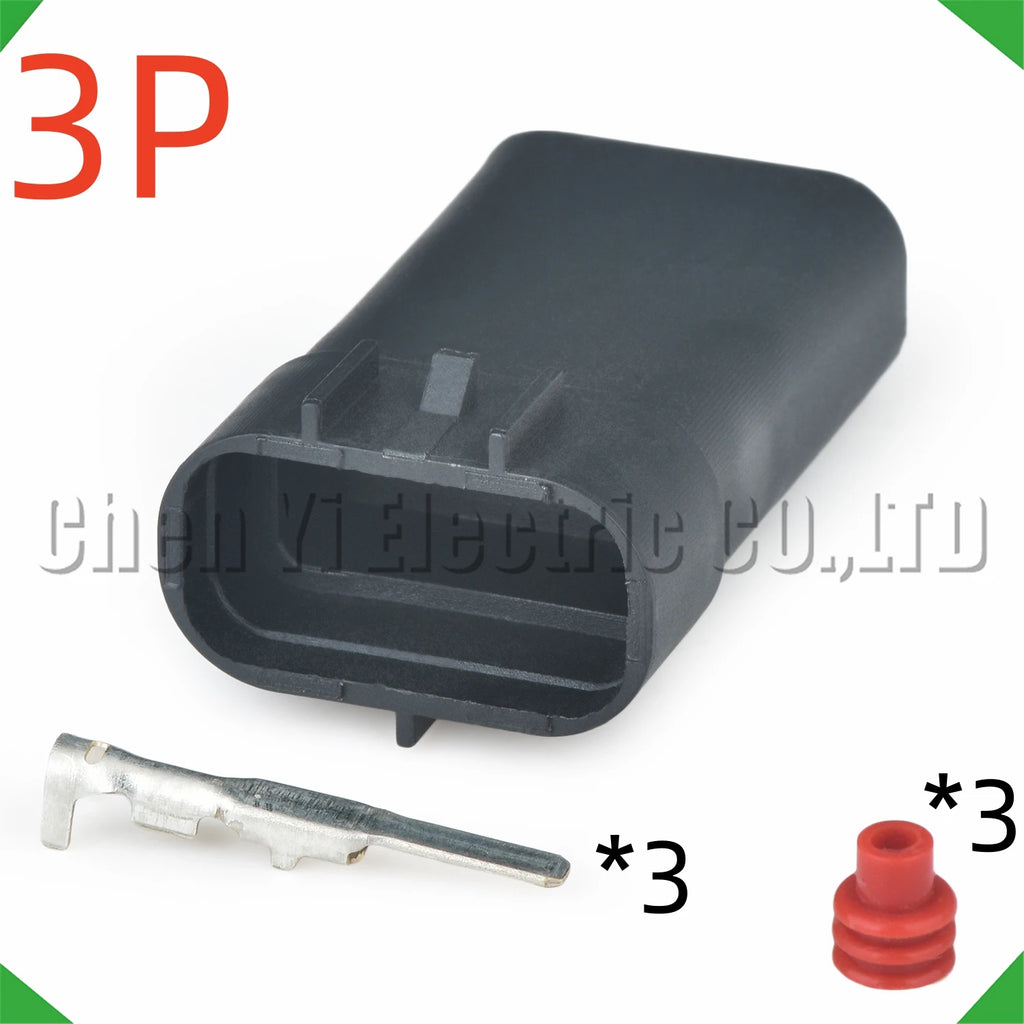 3-Pin Auto Connector Automotive Connectors conditioning pressure harness 90980-10845