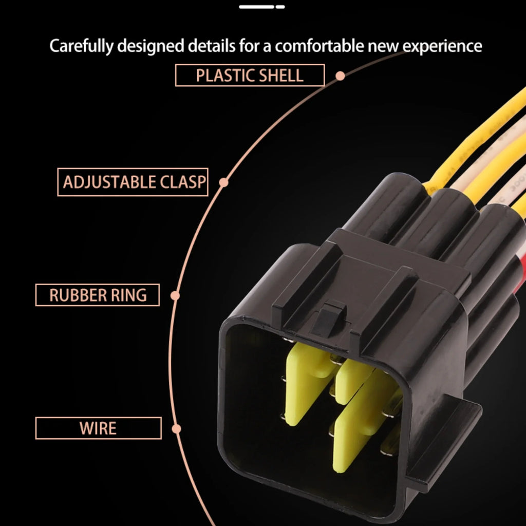 9 PIN Window Lifter Wire 2.3mm Waterproof Connector High-voltage Ignition Coil Plug Ford Mondeo ISUZU FW-C-9M-B FW-C-9F-B
