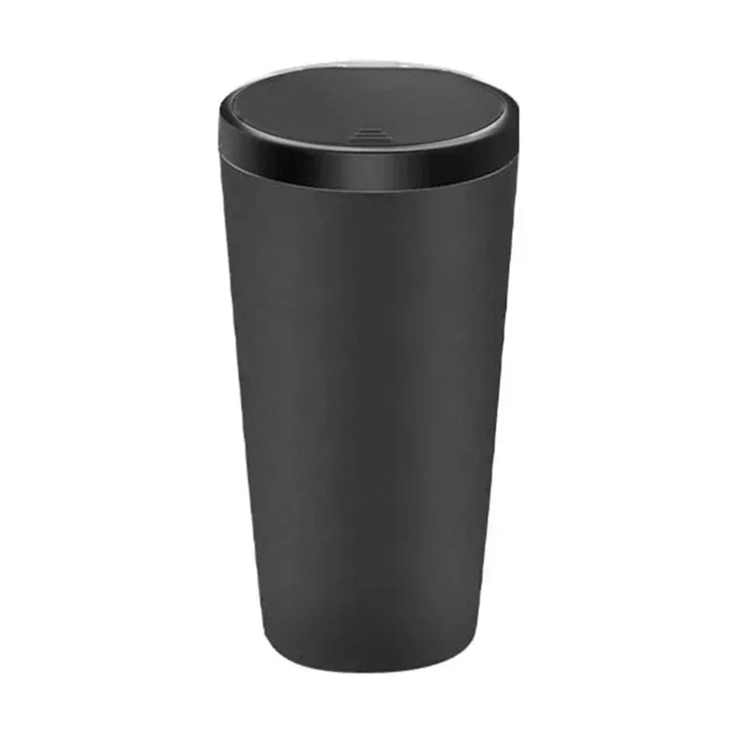 Auto Garbage Bin Ashtray Leak-proof Car Cup Holder Trash Can with Cover Storage Box Bucket Waterproof Acessory Amagi