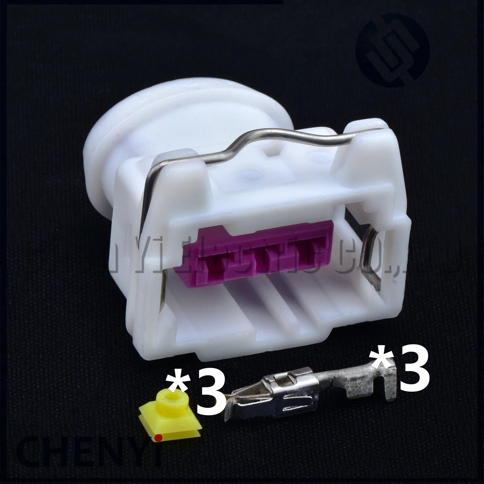 3 Pin Auto Fuel Injector connector ECU Sensor PSA  Knock Sensor Speed Sensor Plug 144474-2 144474-3 144474-4 144474-5 443906233