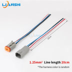 DT04-2P/DT06-2S Automotive Waterproof Connector Harness Plug 2/3/4/6/8/12 Hole for Heavy Truck Plug
