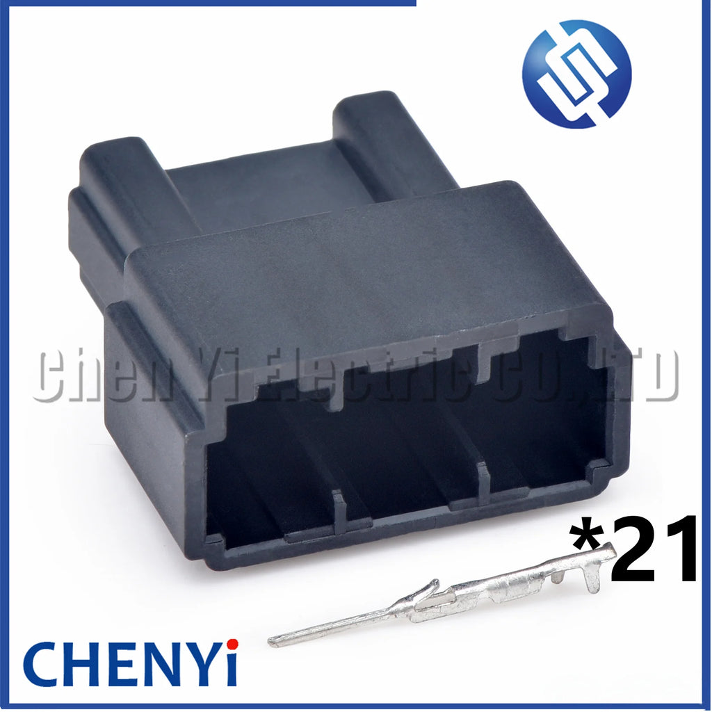 21 Pin Car computer module connector male or female Gateway harness plug 2229097-2 90980-12C61 For Toyota Lexus