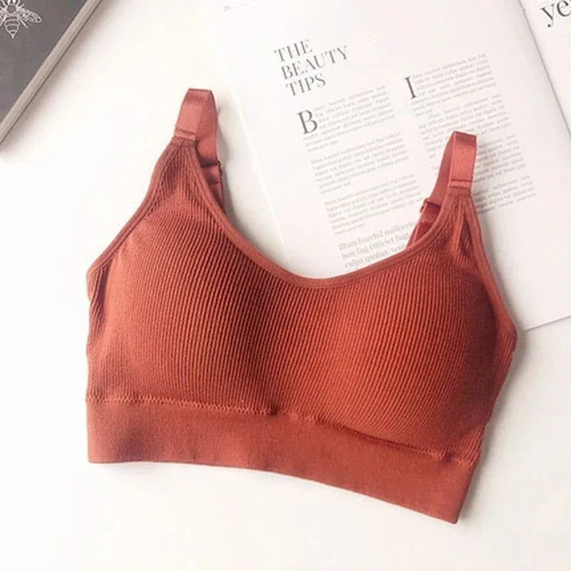 Breathable Sports Bras Women Hollow Out Padded Sports Bra Top Plus Size Gym Running Fitness Yog Sports Seamless Fitness Amagi