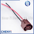 2 Pin Auto connector Fog Light Lamp headlight high low beam lamp Wiring Harness Plug 9005 HB3 9012 9006 HB4 For Toyota Honda GM