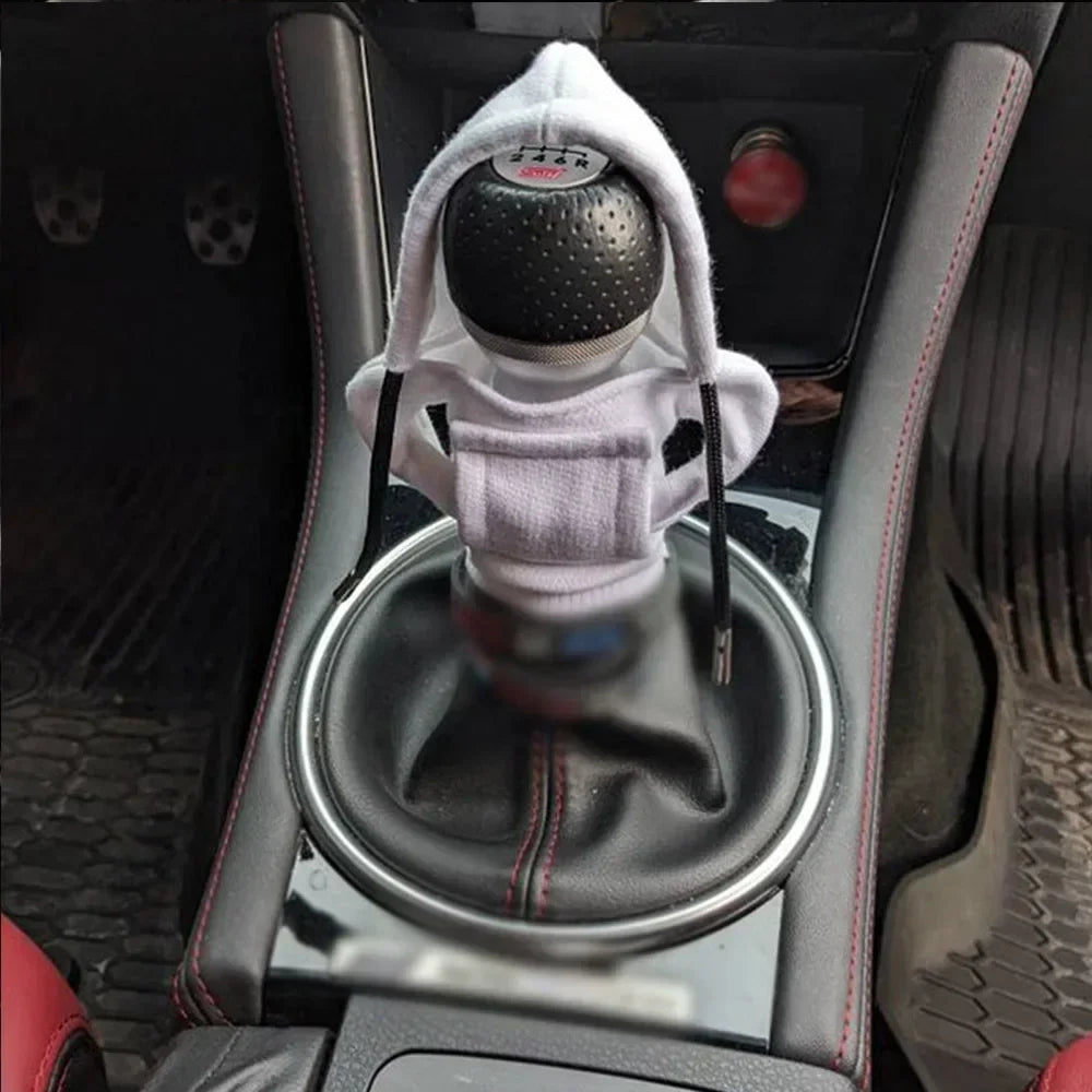 Hoodie Car Gear Shift Cove Shift Lever Handle Kit Creative Universal Car Gear Shift Hoodie Cover Decoration Car Interior Amagi