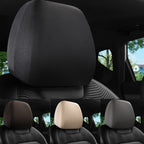 Universal Car Seat Headrest Cover Premium Cloth Car Truck SUV Auto Fit Anti-Dirty Elastic Protective Headrest Cover