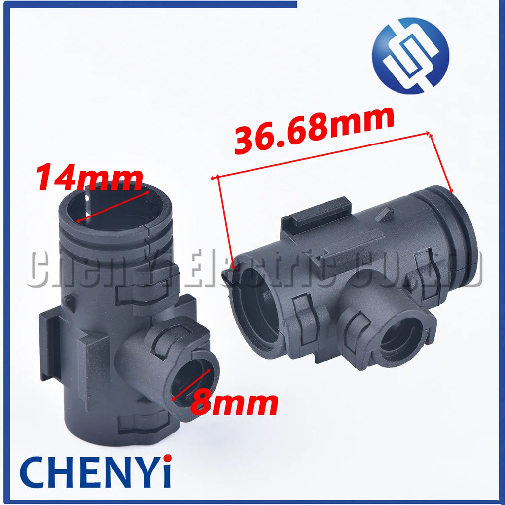 Auto waterproof wire harness connector bellows buckle manifolds T-tee ailpin Corrugated pipe clamp clasp cover 9806136 9806105