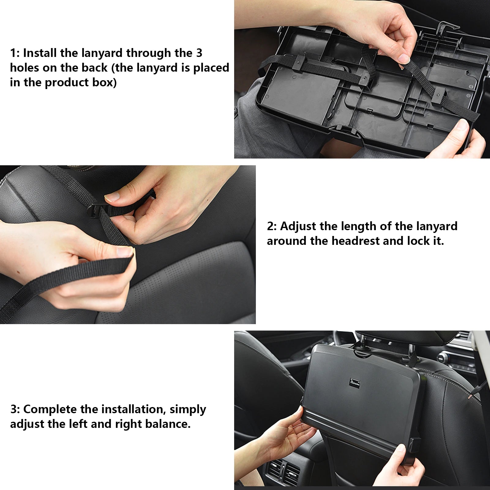 Car Tray Shelving Dining Car Auto Seat Back Tray Multi-Function Foldable Practical Small Table Food Drinks Holders Accessories