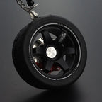 Car Wheel Shock Absorber Ornament Car Interior Rearview Mirror Pendant Car Pendant Hanging, Halloween, Christmas Gift Amagi
