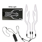 Multi-functional LED Motorcycle Helmet Light Strip Kit - 3-mode Night Riding Signal Decorative Accessory For Unisex Adults Amagi