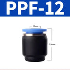 20/100/500/1000 PCS PP PPF Nylon Pneumatic Blanking Plug Hose Tube Push Fit Connector Air Line 4mm 6mm 8mm 10mm 12mm 16mm