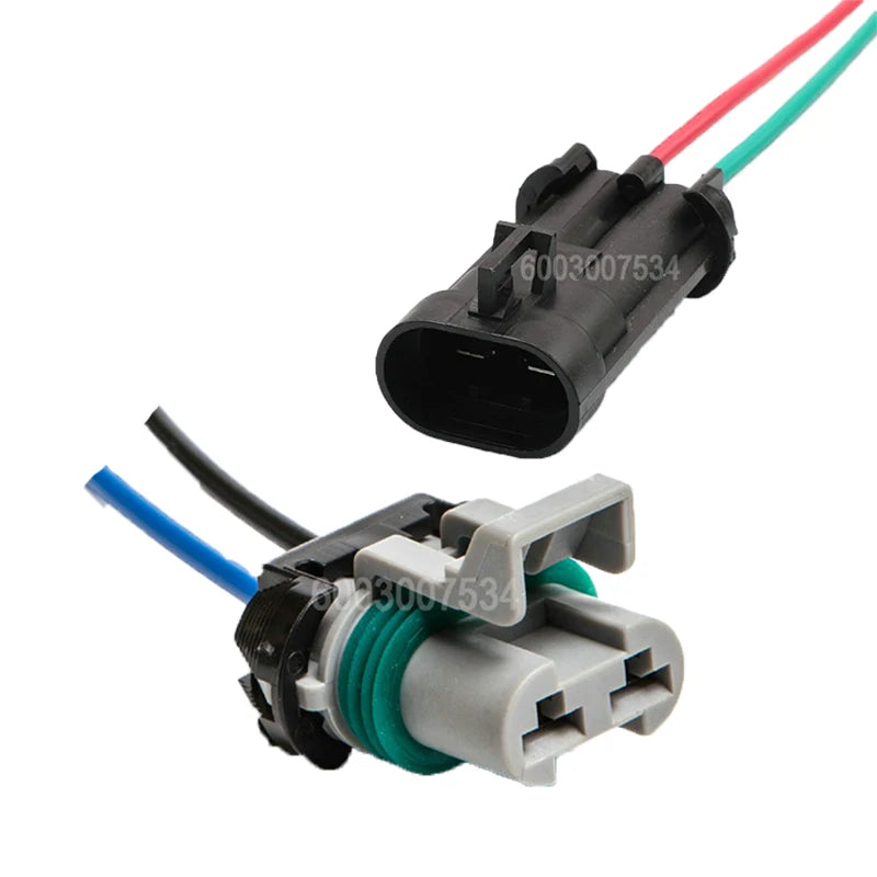 2 Pin Connector Waterproof Series  Male Female Connector Cable Plug Motorcycle Electrical Harnesses Wiring Harness 15344054