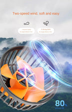 New Car Fan 360° Adjustable Triple-Head 12V/24V USB Powerful Cooling Circulation Ideal for Vehicle Comfort on Long Drives amagi