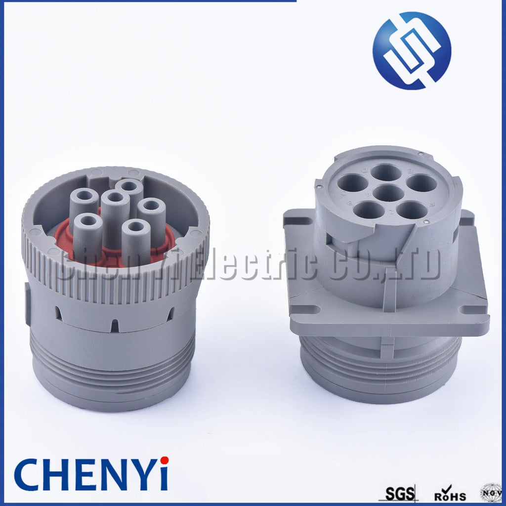 Gray 6 Pin HD16-6-96S HD10-6-96P 1.5mm Series Connector Waterproof Flame Retardant Plug For DEUTSCH