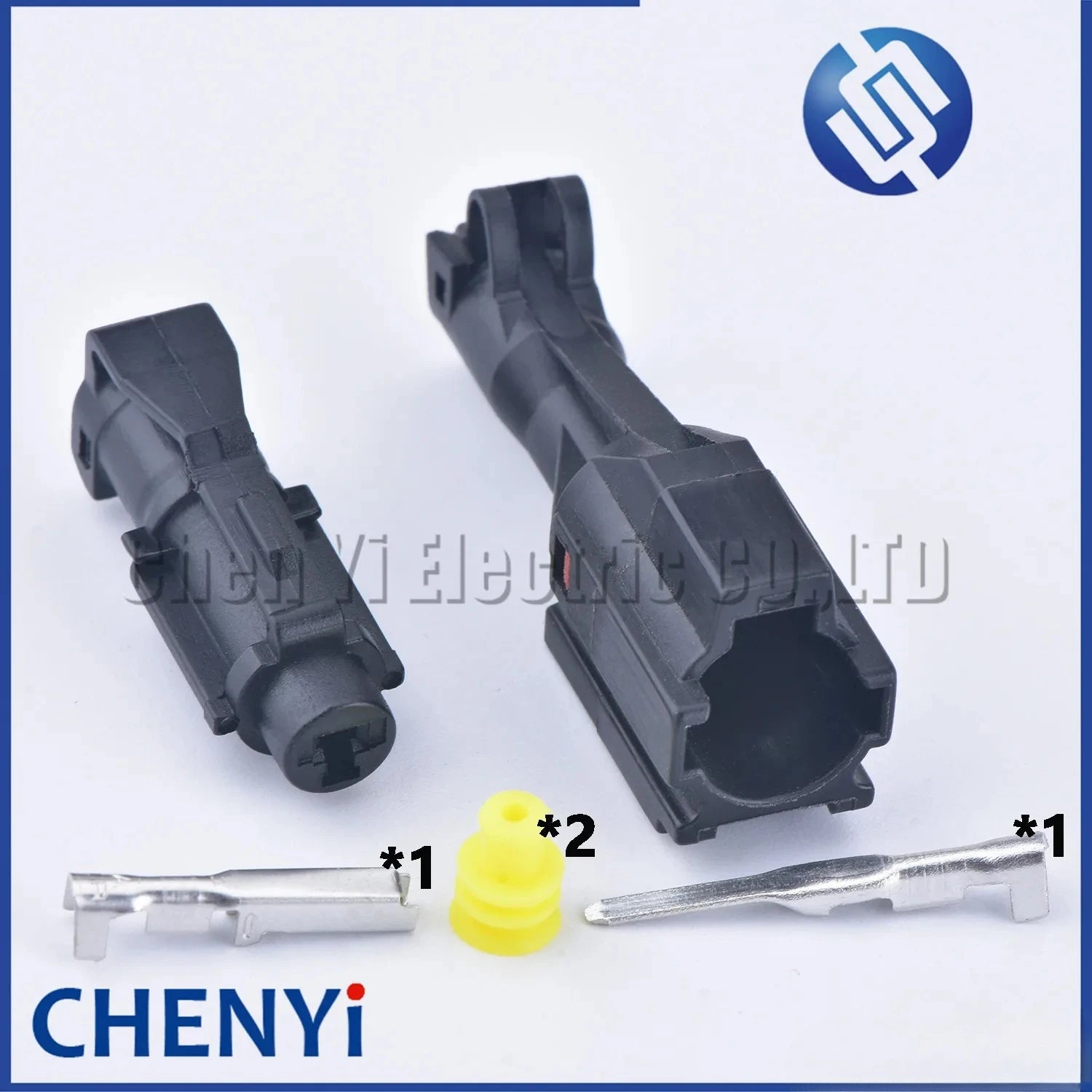 5 Sets 1 Pin Auto Waterproof Connector 7123-7414-30 Adapter Automotive Black Socket Male Female Plug MG640280-5 MG610278-5