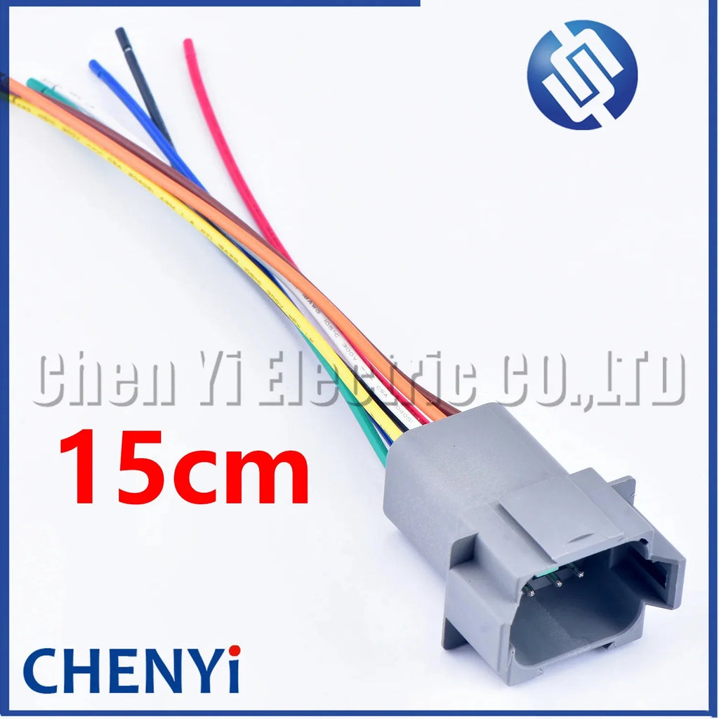8 Pin Auto Waterproof Connector Wire harness plug PCB socket DT06-8S DT04-8P DT04-8P-L012 DT15-8P DT13-8P For Deutsch DT series
