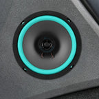 4-6.5 Inch 160W 2-Way Car HIFI Coaxial Speaker Door Audio Music Stereo Tweeter Mid-woofer Full Range Frequency green for Refit