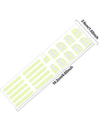 Car Control Switch Button Fluorescent Sticker Window Lifter Luminous Button Sticker Auto Interior Decal Decor Accessories 1-5PCS