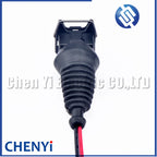2 Pin female Auto waterproof connector Fuel Injector Wire harness plug 443 906 232 443906232 1284485110