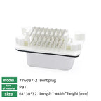10/100Pcs ECU Controller Connector PCB Panel Waterproof Bent Needle Pin Socket Plug Board Terminal 776087 776163 776267 776280