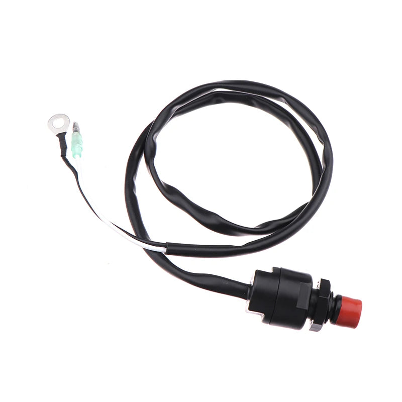 1Pcs Universal Boat Outboard Engine Motor Start Kill Switch Keyless Push Button Applicable For Ships