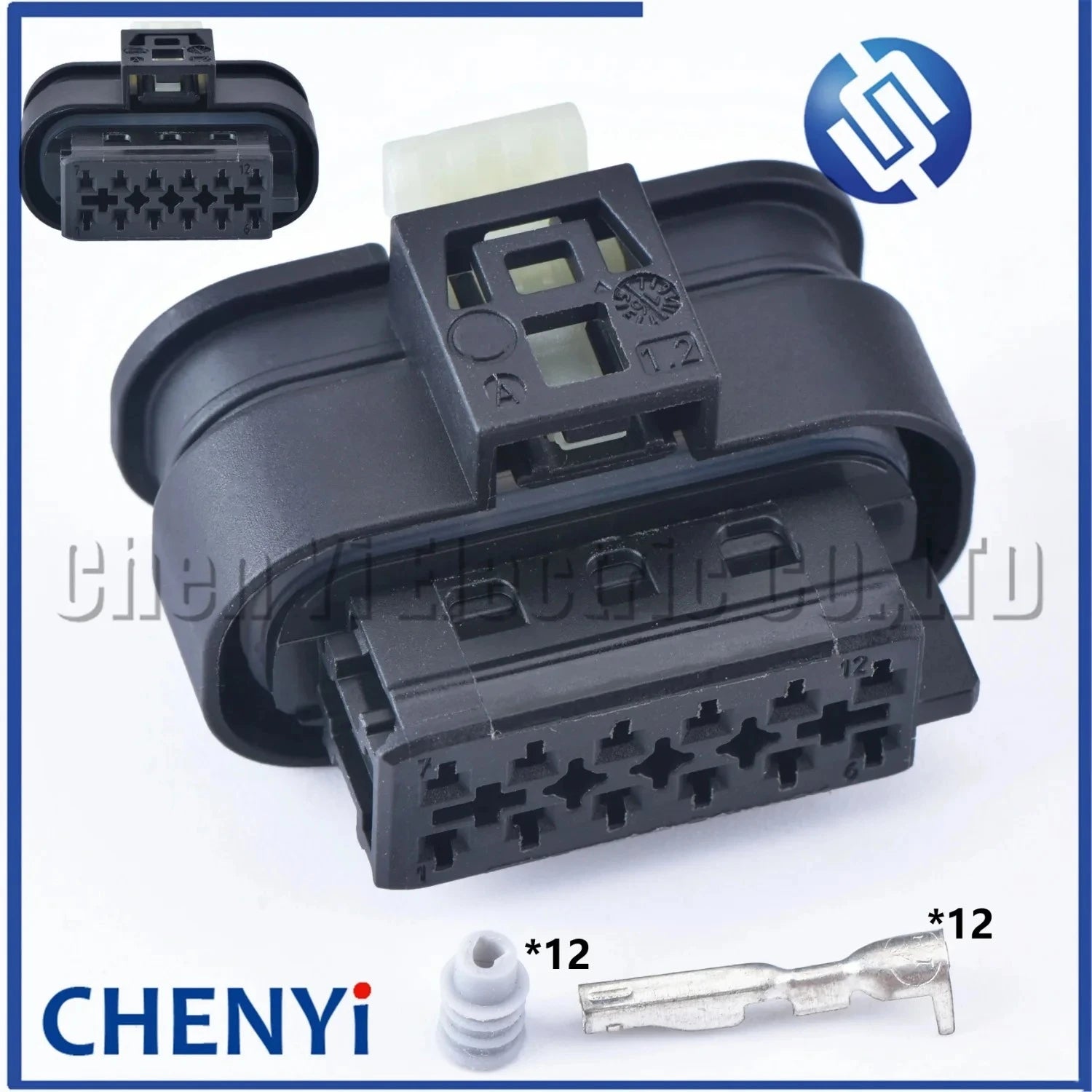 12 Pin female Automotive waterproof connector Harness Wire harness Plug 806-344