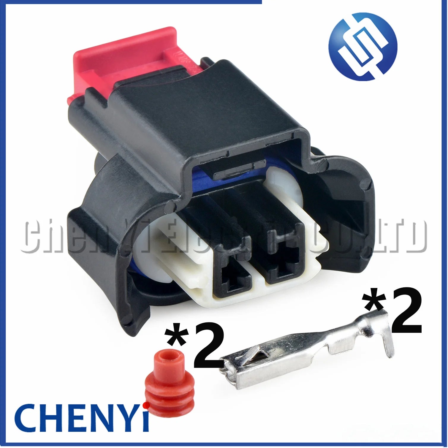 2 Pin Automotive waterproof connector H7 H8 H11 H16 Car light Wire harness plug 5186-00-001A For Jeep