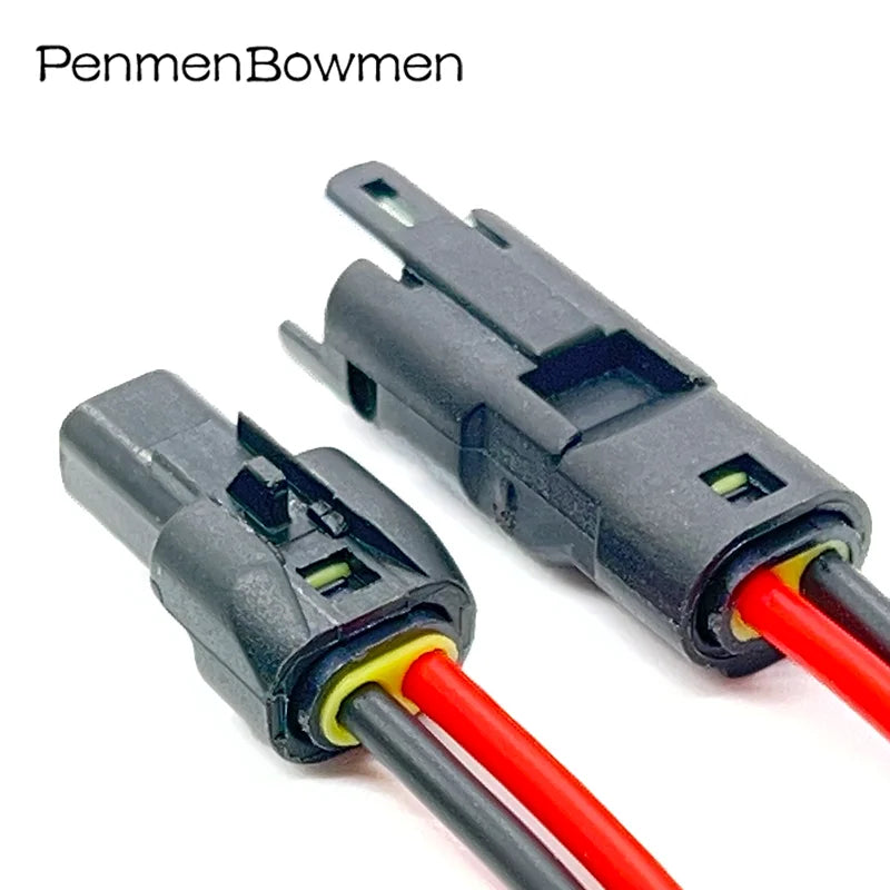 1 Set 2 Pin Car Micro Blind Spot Rear View Mirror Electrical Cable Connectors Wire Harness Plug 52266-0211 52213-0211 For Toyota