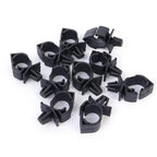 100pc Car Wiring Harness Fastener Route Fixed Retainer Clip Corrugated Pipe Tie Wrap Cable Clamp Oil Pipe Beam Line Hose Bracket