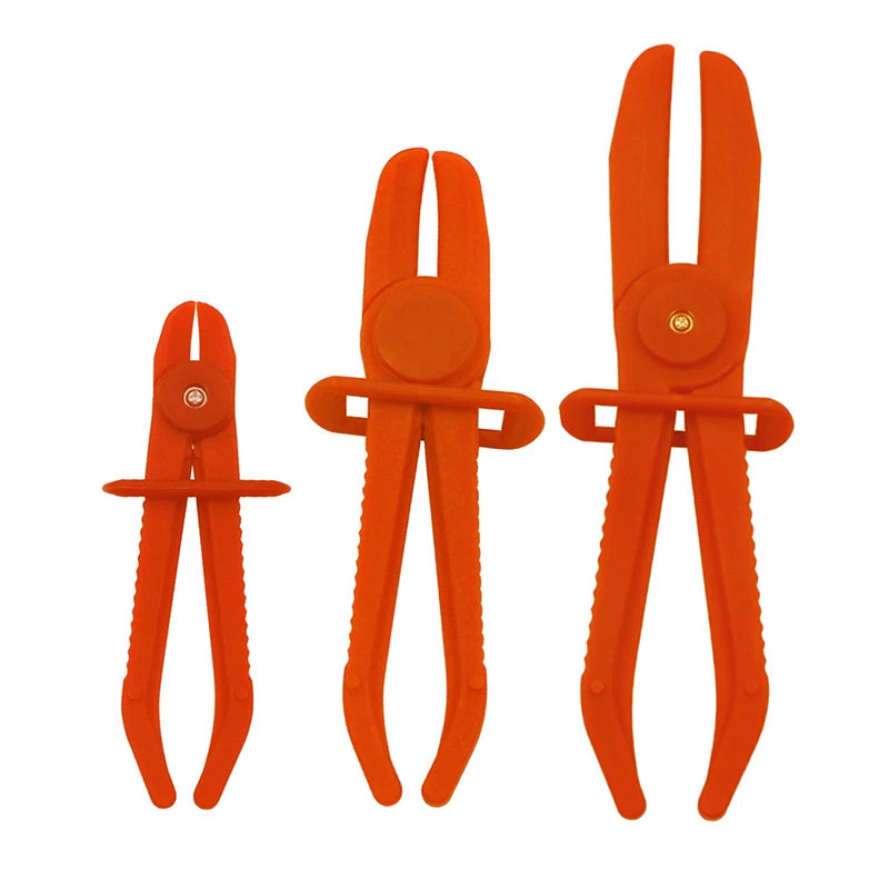 1Pcs M Durable Nylon Hose Clamp Tool Brake Fuel Water Line Clamp Pliers Hands Free Tool Car Repair Tools Hose Cut-off Pliers