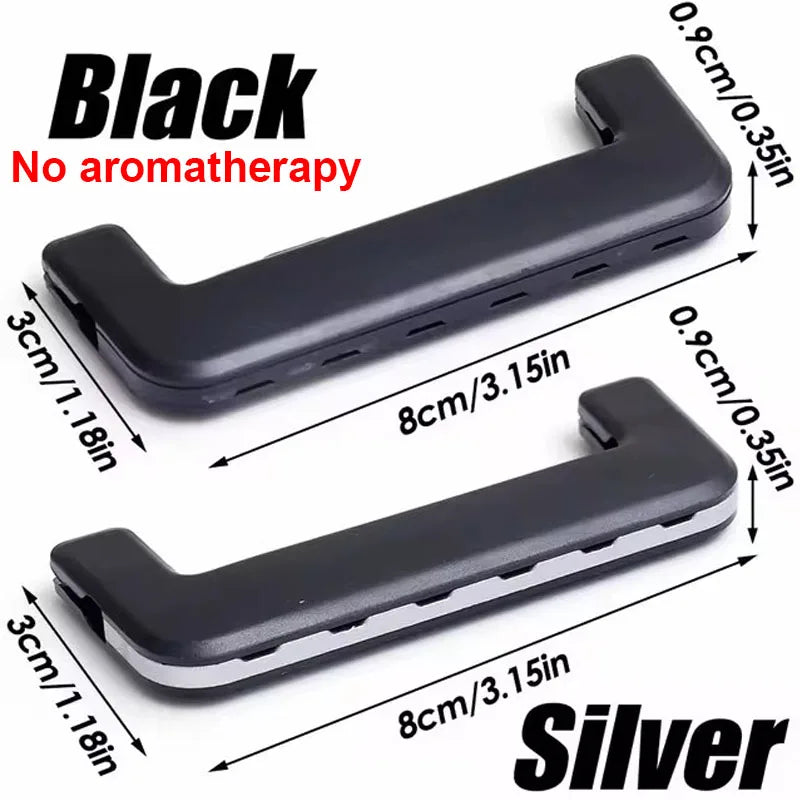 Car Aromatherapy Clip Solid Aromatherapy Strips Set Auto Air Outlet Wind Direction Paddle Hidden Fragrance Clip Scent Tablets