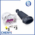 3 Pin Auto Fuel Injector connector ECU Sensor PSA  Knock Sensor Speed Sensor Plug 144474-2 144474-3 144474-4 144474-5 443906233