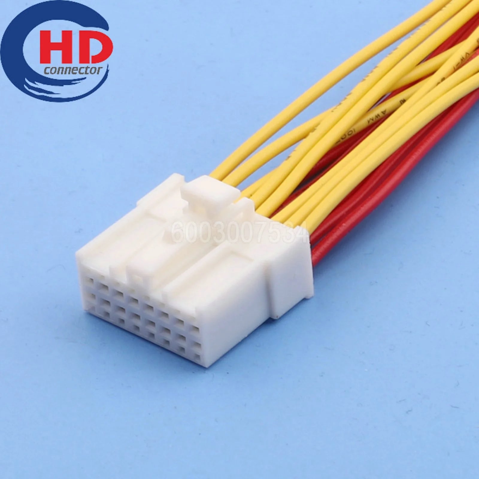 16 Pin Connector Unsealed Male Female Connector Cable Motorcycle Electrical Harnesses Wiring Harness Housing 7123-7169 HV16FW