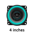 4-6.5 Inch 160W 2-Way Car HIFI Coaxial Speaker Door Audio Music Stereo Tweeter Mid-woofer Full Range Frequency green for Refit